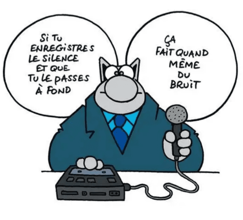 Le Chat - si tu enregistres le silence