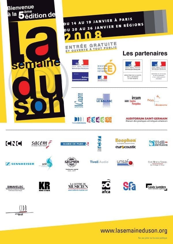 semaine du son 2008