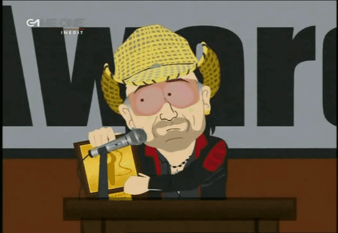 Bono (U2) dans South Park